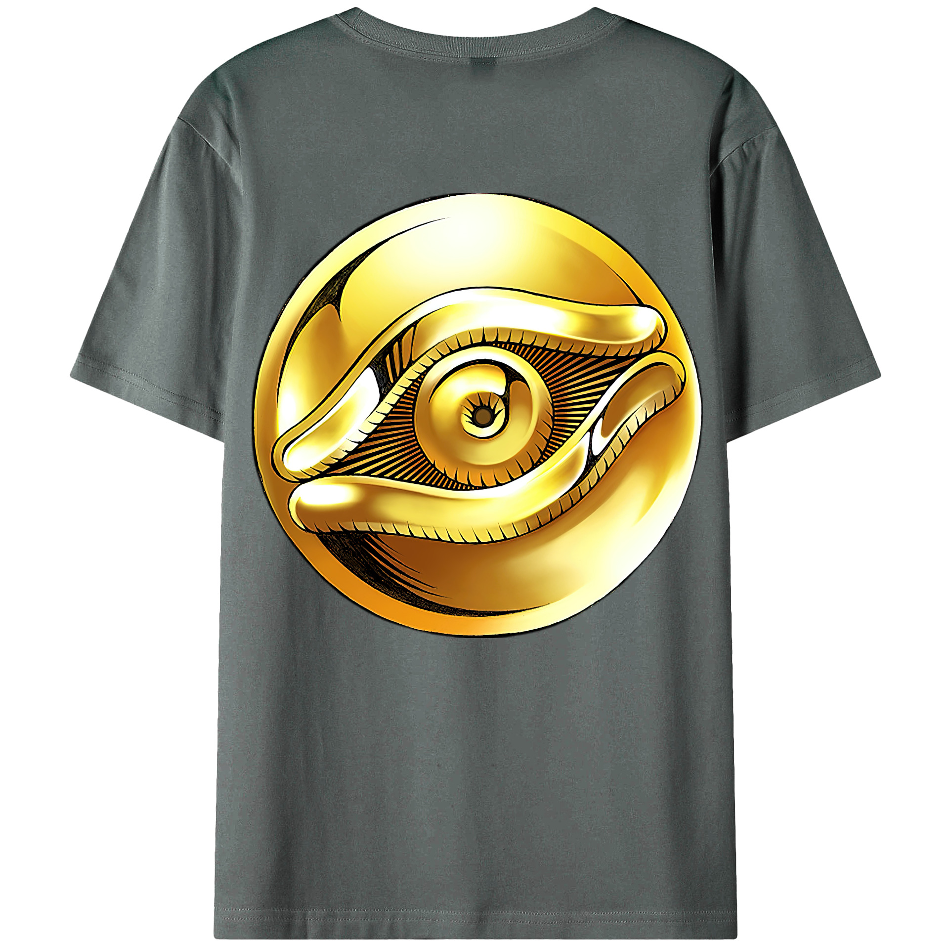 （画像用） 遊☆戯☆王 Yu-Gi-Oh! 綿100％ メンズ半袖Tシャツ（バックプリント） 通気性